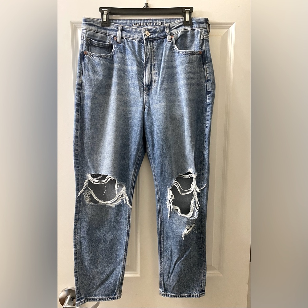 American Eagle Strigid Mom Jean